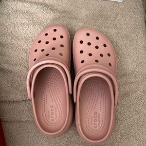 Platform Crocs! Pinky and cute!